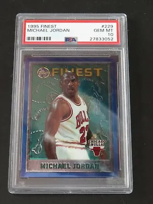 1995-96 Topps Finest #229 Michael Jordan PSA 10 • $3199