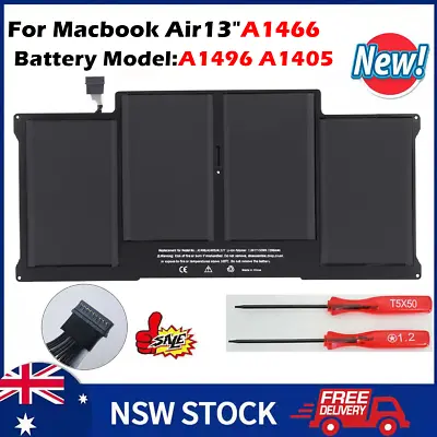 Battery For Macbook Air 13  A1369 2011 A1466 2012 2013 2014 2015 A1496 A1405 • $47.99