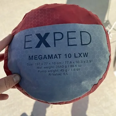 Exped MegaMat 10 Lxw Sleeping Pad 77 X30x3.9 • $155