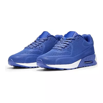 £14.99 • Buy Mens Shock Absorbing Running Trainers Casual Gym Walking Sports Shoes Uk 7 To 12