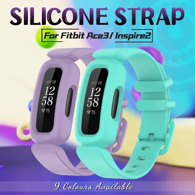 Fitbit Ace 3 Bands Kids Anti-Lost Silicon Replacement Wristband Watch Band Strap • $5.15