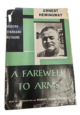 1957 A Farewell To Arms By ERNEST HEMINGWAY Dust Jacket Modern Standard Authors • $17.99