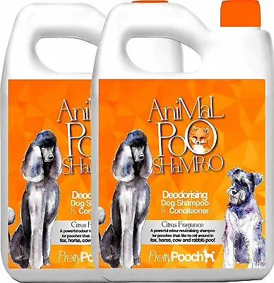 £26.95 • Buy Fox Poo Dog Puppy Shampoo Conditioner Deodoriser Smelly Dogs Itchy Dry Skin 10L
