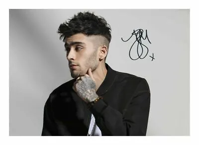 Zayn Malik Autograph Signed Pp Photo Poster • £6.89