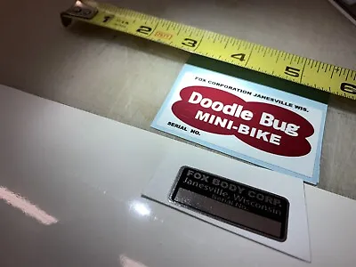 FOX Doodlebug Mini Bike Decals Decal Sticker  • $12.99