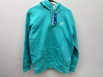 Men's Adidas Essentials Logo Hoodie/ Turquoise Blue / HE9419 / Size S And L • $39.99