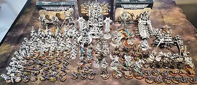 Necron Army Some Painted Lots To Choose From. All Well Maintained And Assembled • £26