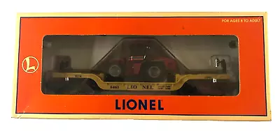 Lionel 6-16957 O Gauge Depressed-Center Flatcar #6461 W/ERTL Case 4WD Loader EX • $14.95