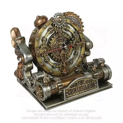 Alchemy Gothic Vault Time Chronambulator Steampunk Time Machine Desk Study Clock • $68.69