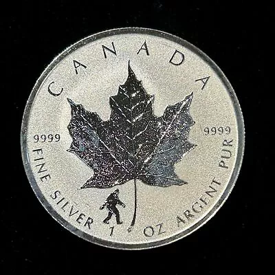 2016 Canadian Silver Maple Leaf With Bigfoot Privy Mark 1oz .999 Fine Silver • $69