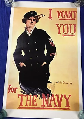 3 Vintage U. S. NAVY RECRUITING POSTER PRINTS Militaria • $54.50