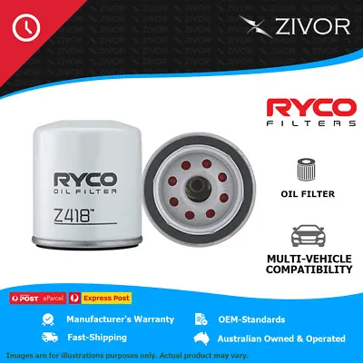 New RYCO Oil Filter Spin On For SUZUKI WAGON R+ EM 1.0L K10A Z418 • $29.06