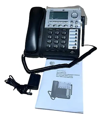 AT&T SynJ SB67148 4-Line Cordless Deskset DECT 6.0 Digital Office Phone • $50