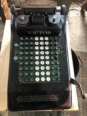 Antique VICTOR Adding Machine Vintage 1920's Era • $50