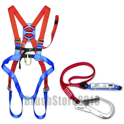 Loop Fastening Fall Arrest Harness Energy Absorber With 1.25m Lanyard & Bag • £47.04