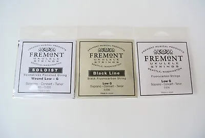 Fremont Brand Low G Ukulele Single String 3 Kinds Soloist Backline Clear • $12.25