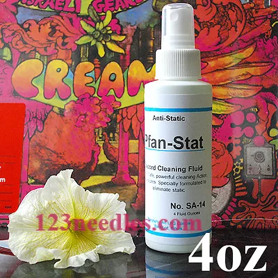 Pfanstiehl Pfan-Stat LP Vinyl Record Album Anti-Static Cleaner 4 Oz Spray • $5.99