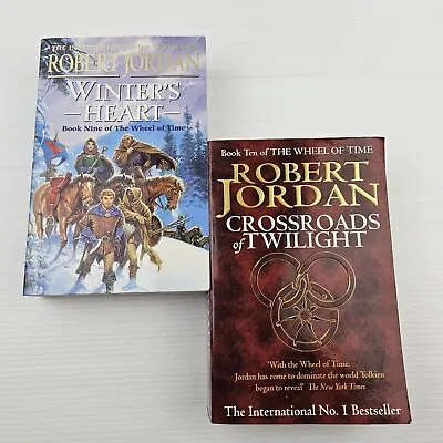Robert Jordan: The Wheel Of Time 9&10 - Winter's Heart & Crossroads Of Twilight • $43