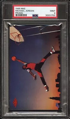 1985 Nike Basketball #2 Michael Jordan Rookie Card XRC RC Graded PSA 9 MINT • $2239.99