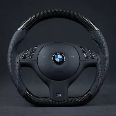 BMW Steering Wheel E46 E39 E53 X5 M3 M5 M Sport M Tech Carbon Fiber • $1379.52