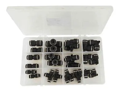 DOT Air Brake Composite Fittings For Nylon Tubing Kit (1/4  3/8 & 1/2 ) 24 Pc • $66.99