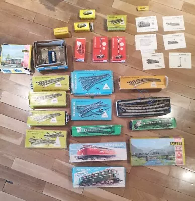 Complete MARKLIN HO ELECTRIC TRAIN MODEL SET - ALL PIECES INCLUDED + BOXES + INS • £600