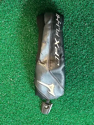 MIZUNO JPX FLI-HI HYBRID RESCUE HEADCOVER - Black Head Cover W Tag GOOD • $9.95