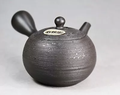 Tokoname Black Matsukawa (pine Bark) Teapot By Shunjuu #05 : D88*H77mm 210ml • $45