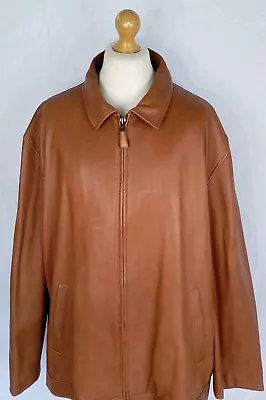 Ralph Lauren Polo Lambskin Leather Jacket Xxxl 3xl Tall Mens Vgc Authentic  • £114