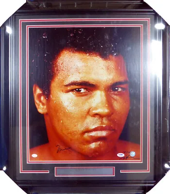 Muhammad Ali Autographed Signed Framed 16x20 Photo PSA/DNA #M08374 • $1195