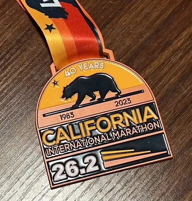 (CIM) 2023 California International Marathon Finisher's Medal (40th Anniversary) • $118
