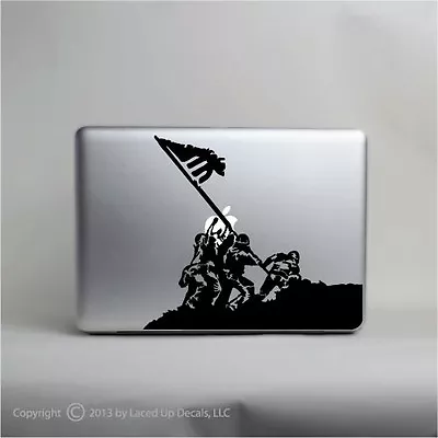 Iwo Jima Marine Corps Macbook Skin Vinyl Decal Sticker • $12.95