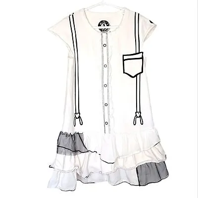 Mini Shatsu  Hip Urban Cool Girls Tuxedo Dress Size 8 • $24.99
