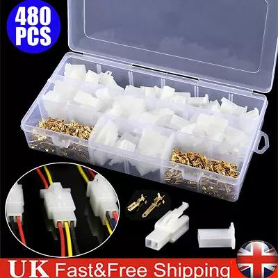 480X 2-6 Pin Way 2.8mm Electrical Plug Multi Connector Housing For Car Motorbike • £7.95