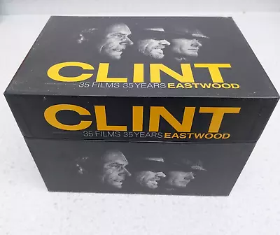 Clint Eastwood - 35 Films 35 Years Eastwood The Definitive DVD Collection EM2 • £24.99