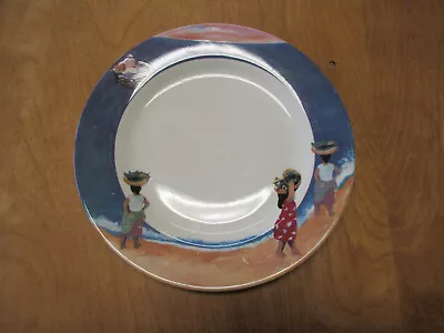 GABBAY CARIBBEAN Dinner Plate 10 3/4  Island People 1 Ea    2 Available • $10.40