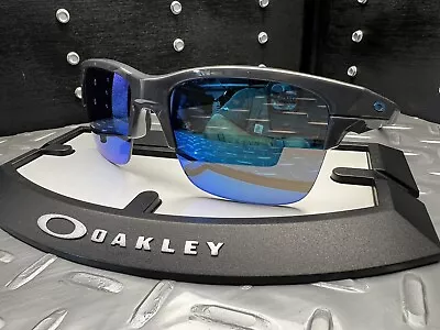 Oakley Thinlink Sunglasses Grey Frame Sapphire Iridium Blue Lens Authentic New. • $60