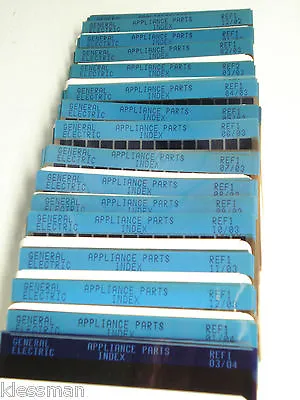 16 Sets Of Ge Microfiche Various Dates-latest Revision  03/04  Grp 12  • $72.59