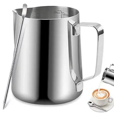 Espresso Milk Frothing Pitcher Stainless Steel Milk Frothing Pitcher 12oz/350ml  • $10.18