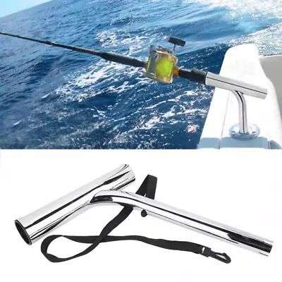 $49.99 • Buy 316 Stainless Steel Marine Boat Yacht Fishing Rod Holder Outrigger Rod Rack