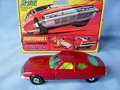 Matchbox SpeedKings K-24 Citroen SM - Mint In Excellent Original Box - 1971. • £4.99