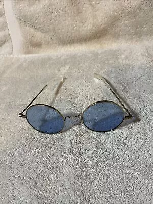 Big VINTAGE ROUND SUNGLASSES Unbranded Hong Kong Ben Franklin John Lennon 1960’s • $12