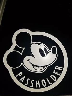 $9 • Buy Walt Disney Annual Passholder Vinyl Car Decal Sticker Handmade
