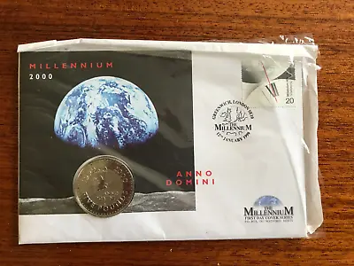 Royal Mint MILLENIUM 2000 £5 Pound Coin First Day Cover • £15