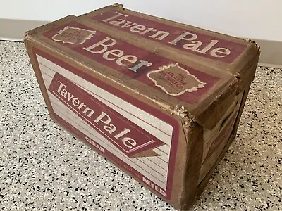 Vintage Beer Tavern Pale Chicago 1946  Bottle Carton Case Carrier Box 1940’s • $49.99