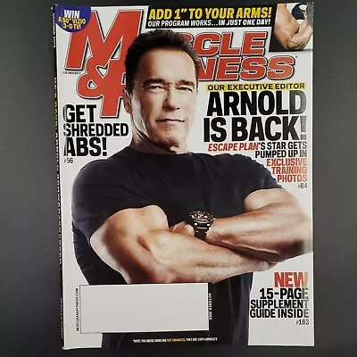 Muscle & Fitness Bodybuilding Magazine Arnold Schwarzenegger Photos October 2013 • $19.59