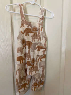 $12.99 • Buy Baby Zara Overalls Animal Print 3-6 Months
