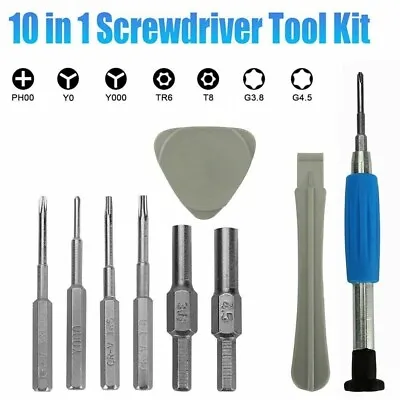 10 In 1 Triwing Screwdriver Repair Tool For Nintendo Switch/3DS/PS3/Xbox360/Wii • £10.03