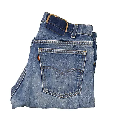 Vtg 80s USA Levis 532 Orange Tab Straight Jeans Tag Sz 32 X 31 Measures 32 X 29 • $34.99