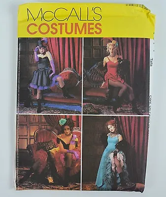 McCalls 3674 Can-Can Costume Pattern Uncut Steampunk Bustier Petticoat 6-12  • $14.99